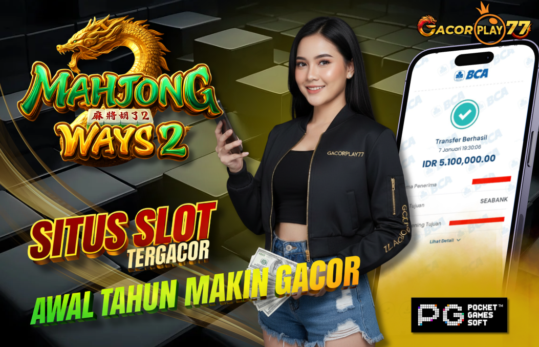 Selamat kepada user id : el***a Wede Rp 5.100.000 di Game MAHJONG WAYS 2 PG SOFT Cair Gk Sampe 1 Menit! Menang Mudah di Gacorplay77